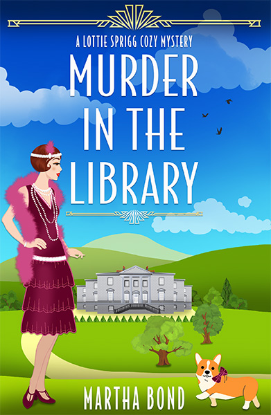 Murder in the Library 1920s cozy mystery by Martha Bond